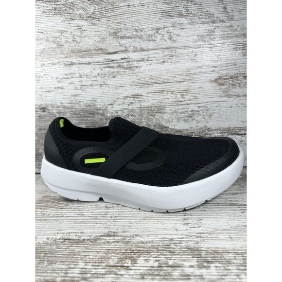 Men\'s OOFOS OOmg Sport Low Black Slip On Sneakers Sz 10 Athletic EUC! main image 9